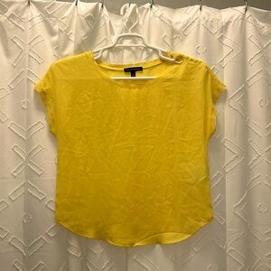 Banana republic XS yellow blouse